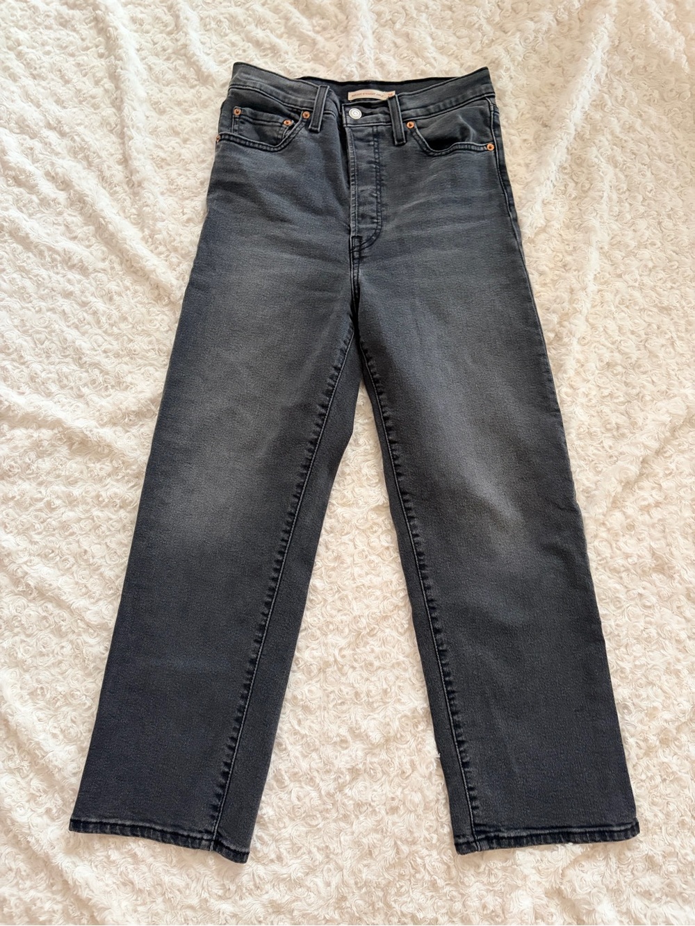 Levi's Black Straight Leg Men's Jeans